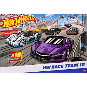 Sada autíček Hot Wheels 10ks sportovní angličák