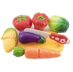 Zelenina krájecí plast s deskou a nožem