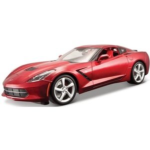 Maisto - 2014 Corvette Stingray, metal červený, 1:18