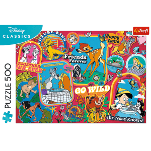 Trefl Puzzle 500 - Disney: V průběhu let / Disney