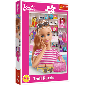 Trefl Puzzle 100 dílků - Seznamte se s Barbie / Mattel, Barbie