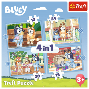 Trefl Puzzle 4v1 - Bluey / BBC