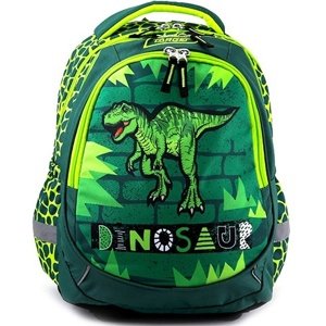 Studentský batoh Target, Zelený, dinosaurus