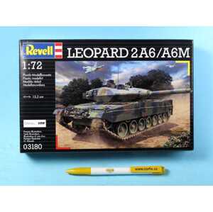 Plastic modelky military 03180 - "Leopard" 2 A6M (1:72)