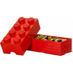 LEGO® úložný box 8 - červená 250 x 500 x 180 mm