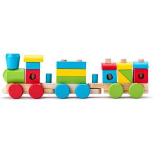 Woody Dřevěný skládací nákladní vlak - dva vagóny