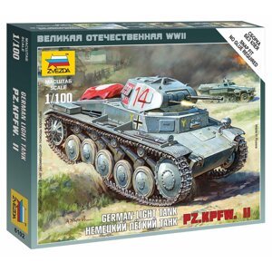 Wargames (WWII) tank 6102 - German Panzer II (1: 100)