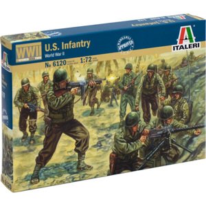 Model Kit figurky 6120 - WWII - AMERICAN Infantry (1:72)