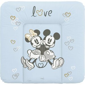 CEBA Podložka přebalovací měkká na komodu (75x72) Disney Minnie & Mickey Blue