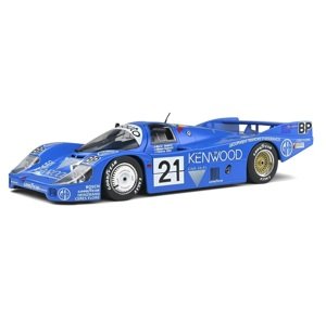 1:18 Porsche 956 LH KENWOOD No21 ANDRETTI/ANDRETTI/ALLIOT 24h Le Mans 1983 Blue - SOLIDO