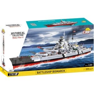 Cobi 4841 II WW Battleship Bismarck, 1:300, 2789 k