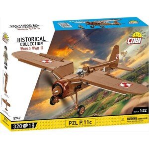 Cobi 5742 II WW PZL P.11c, 1:32, 320k, 1f