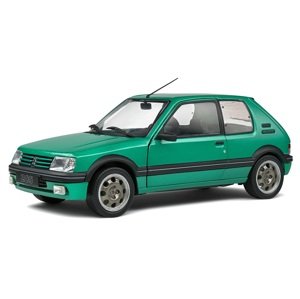 1:18 PEUGEOT 205 GTI GRIFFE GREEN 1992 - SOLIDO -