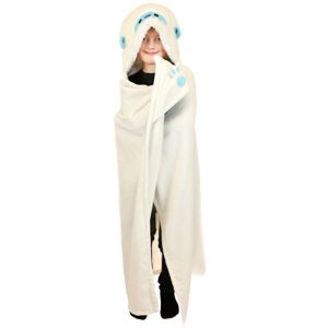 Cozy Noxxiez BL821 Yetti - hřejivá deka s kapucí se zvířátkem a tlapkovými kapsami