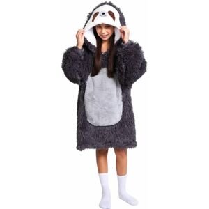 Cozy Noxxiez CH322 Lenochod - hřejivá televizní mikinová deka s kapucí pro děti 7-12 let