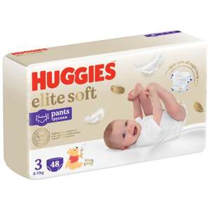 HUGGIES® Elite Soft Pants Kalhotky plenkové jednorázové 3 (6-11 kg) 48 ks