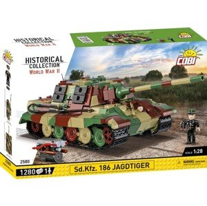 Cobi II WW Sd. Kfz. 186 Jagtiger, 1:28, 1279 k, 1 f