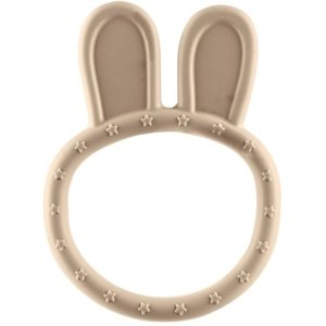 Silikonové kousátko Rabbit, Sand Beige