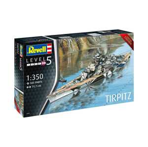 Plastic ModelKit loď 05096 - German Battleship WWII TIRPITZ (1:350)