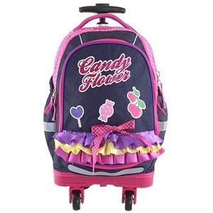 Školní batoh trolley Targett, Candy Flower, fialová