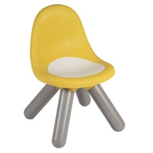 Smoby Dětská židle žlutá