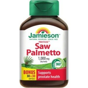 Jamieson Prostease™ Saw Palmetto 125mg na prostatu 60 tablet