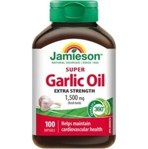 Jamieson Super česnekový olej 1500mg 100 kapslí