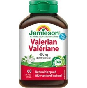 Jamieson Valeriána 400mg 60 kapslí