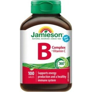 Jamieson B-komplex s vitamínem C 100 tablet