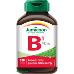 Jamieson Vitamin B1 thiamin 100mg 100 tablet