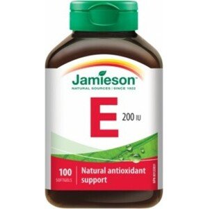 Jamieson Vitamin E 200 IU 100 kapslí