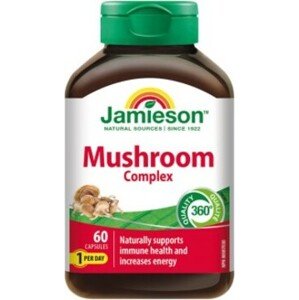Jamieson Mushroom Complex – Komplex hub na cholesterol, imunitu a energii 60 kapslí