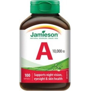 Jamieson Vitamin A 10 000 IU 100 kapslí