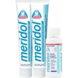Meridol Duopack 2x75 ml zubní pasta + ústní voda 100 ml zdarma