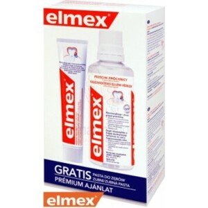 Elmex Caries Protection ústní voda 400ml + zubní pasta 75ml ZDARMA