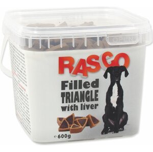 Pochoutka Rasco plněný trojúhelníček s játry 1cm 600g