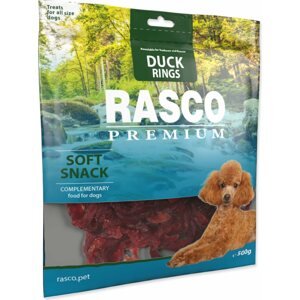 Pochoutka Rasco Premium kachna, kroužky 500g