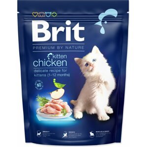 Krmivo Brit Premium by Nature Cat Kitten Chicken 300g