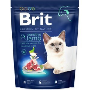 Krmivo Brit Premium by Nature Cat sensitive Lamb 300g