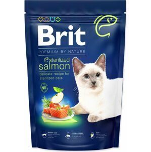 Krmivo Brit Premium by Nature Cat Sterilized Salmon 1,5kg