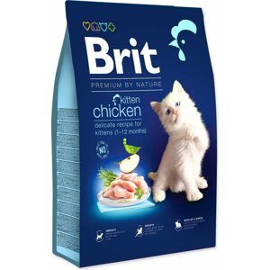 Krmivo Brit Premium by Nature Cat Kitten Chicken 8kg