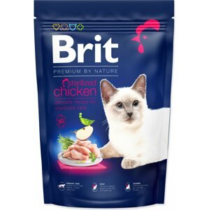 Krmivo Brit Premium by Nature Cat Sterilized Chicken 1,5kg