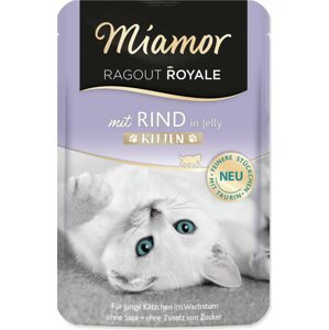 Kapsička Miamor Ragout Royale Kitten hovězí v želé 100g