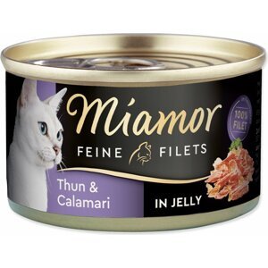 Konzerva Miamor Feine Filets Adult tuňák s kalamáry v želé 100g