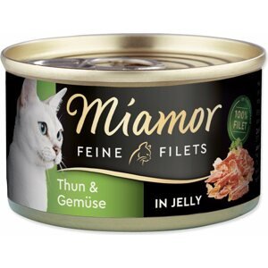 Konzerva Miamor Feine Filets Adult tuňák se zeleninou v želé 100g