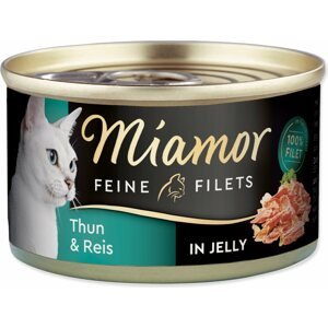 Konzerva Miamor Feine Filets Adult tuňák s rýží v želé 100g
