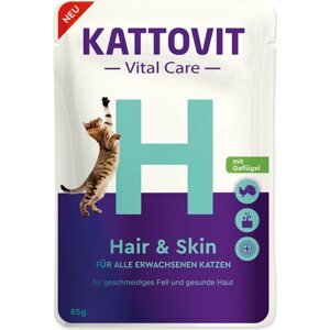 Kapsička Kattovit Vital Care Hair/Skin drůbež 85g