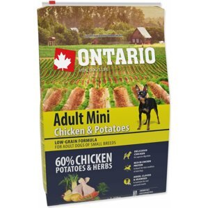 Krmivo Ontario Adult Mini Chicken & Potatoes 2,25kg
