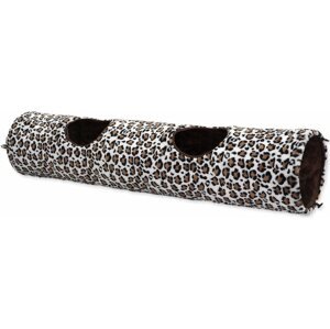Tunel Magic Cat plyš, vzor leopard 120x24cm