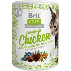 Pochoutka Brit Care Cat Snack Superfruits kuře 100g